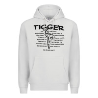 Dove Grey tigger if the only one Premium Hoodie - ArtMosaic