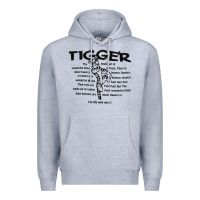 Heather Grey tigger if the only one Premium Hoodie - ArtMosaic
