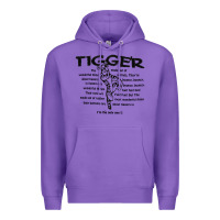 Purple tigger if the only one Premium Hoodie - ArtMosaic