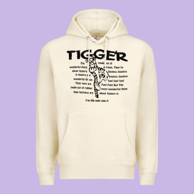 Tigger If The Only One Premium Hoodie Designed By Artmosaic
