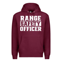 Burgundy range safety officer worker team job t shirt Premium Hoodie - ArtMosaic