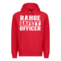 Red range safety officer worker team job t shirt Premium Hoodie - ArtMosaic