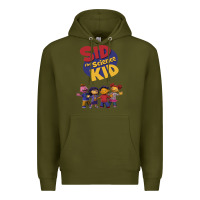 Army Green Sid The Science Kid boyfriend Premium Hoodie - ArtMosaic