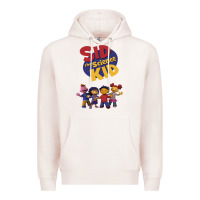 Pale Pink Sid The Science Kid boyfriend Premium Hoodie - ArtMosaic