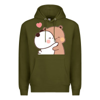 Army Green Bubu Dudu Premium Hoodie - ArtMosaic