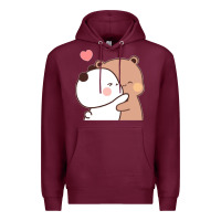 Burgundy Bubu Dudu Premium Hoodie - ArtMosaic