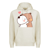 Oatmeal Heather Bubu Dudu Premium Hoodie - ArtMosaic
