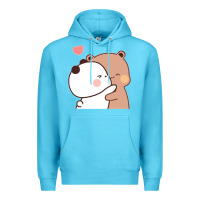 Ocean Blue Bubu Dudu Premium Hoodie - ArtMosaic