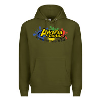 Army Green Vintage-Awana clubs Premium Hoodie - ArtMosaic