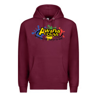 Burgundy Vintage-Awana clubs Premium Hoodie - ArtMosaic