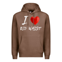 Chestnut i love heart bid whist card game t shirt Premium Hoodie - ArtMosaic