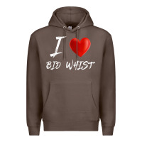 Coffee i love heart bid whist card game t shirt Premium Hoodie - ArtMosaic