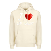 Sandshell i love heart bid whist card game t shirt Premium Hoodie - ArtMosaic
