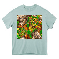Arona St. Patrick's Day Horse With Horseshoes Seamless Heavy Core Tee - FaDigitalArtStudio