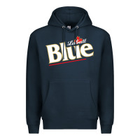 Navy labatt blue beer Premium Hoodie - ArtMosaic