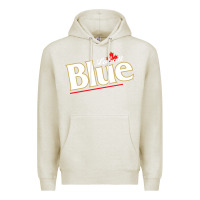Oatmeal Heather labatt blue beer Premium Hoodie - ArtMosaic