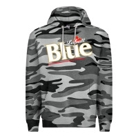 Slate Camo labatt blue beer Premium Hoodie - ArtMosaic