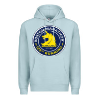 Blue Mist boston marathon Premium Hoodie - ArtMosaic