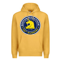 Mustard boston marathon Premium Hoodie - ArtMosaic