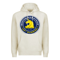 Oatmeal Heather boston marathon Premium Hoodie - ArtMosaic