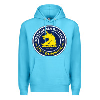Ocean Blue boston marathon Premium Hoodie - ArtMosaic