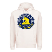 Pale Pink boston marathon Premium Hoodie - ArtMosaic