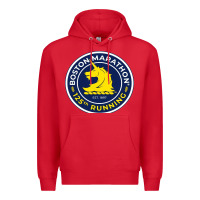 Red boston marathon Premium Hoodie - ArtMosaic