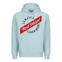 Blue Mist jamaica red stripe lager beer Premium Hoodie - ArtMosaic