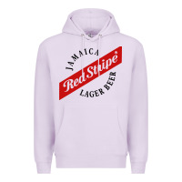 Lilac jamaica red stripe lager beer Premium Hoodie - ArtMosaic