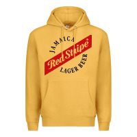 Mustard jamaica red stripe lager beer Premium Hoodie - ArtMosaic