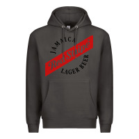 Smoke jamaica red stripe lager beer Premium Hoodie - ArtMosaic