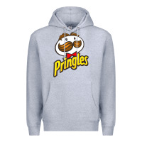 Heather Grey pringles snack for all Premium Hoodie - ArtMosaic