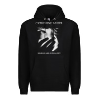 Black Catherine wheel, Catherine wheel art, Catherine wheel vintage, Catheri Premium Hoodie - ArtMosaic