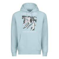 Blue Mist Catherine wheel, Catherine wheel art, Catherine wheel vintage, Catheri Premium Hoodie - ArtMosaic