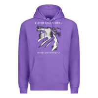 Purple Catherine wheel, Catherine wheel art, Catherine wheel vintage, Catheri Premium Hoodie - ArtMosaic