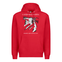 Red Catherine wheel, Catherine wheel art, Catherine wheel vintage, Catheri Premium Hoodie - ArtMosaic