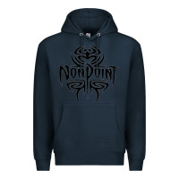Navy Nonpoint, Nonpoint Art, Nonpoint Vintage, Nonpoint Trend, Premium Hoodie - ArtMosaic