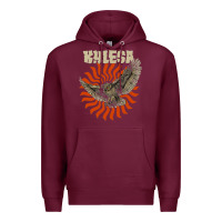Burgundy Kylesa Premium Hoodie - ArtMosaic