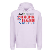 Lilac PHILADELPHIA MARATHON Premium Hoodie - ArtMosaic