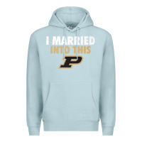 Blue Mist Purdue Boilermakers Married Into This - Apparel Premium Hoodie - ArtMosaic