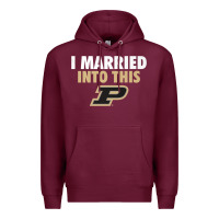Purdue Boilermakers Married Into This - Apparel Premium Hoodie | Teevron