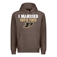 Coffee Purdue Boilermakers Married Into This - Apparel Premium Hoodie - ArtMosaic