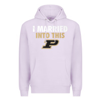Lilac Purdue Boilermakers Married Into This - Apparel Premium Hoodie - ArtMosaic