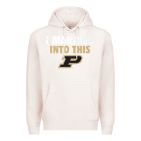 Pale Pink Purdue Boilermakers Married Into This - Apparel Premium Hoodie - ArtMosaic
