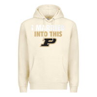 Sandshell Purdue Boilermakers Married Into This - Apparel Premium Hoodie - ArtMosaic