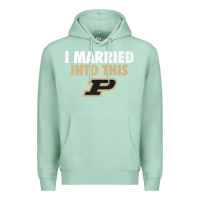 Seafoam Purdue Boilermakers Married Into This - Apparel Premium Hoodie - ArtMosaic
