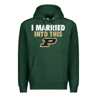 Sports Green Purdue Boilermakers Married Into This - Apparel Premium Hoodie - ArtMosaic