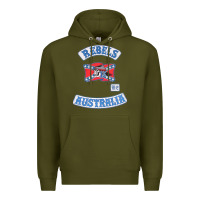 Army Green rebel MC supporter Premium Hoodie - ArtMosaic