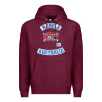 Burgundy rebel MC supporter Premium Hoodie - ArtMosaic