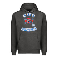 Charcoal Heather rebel MC supporter Premium Hoodie - ArtMosaic